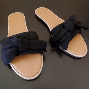Loft bow slide sandals